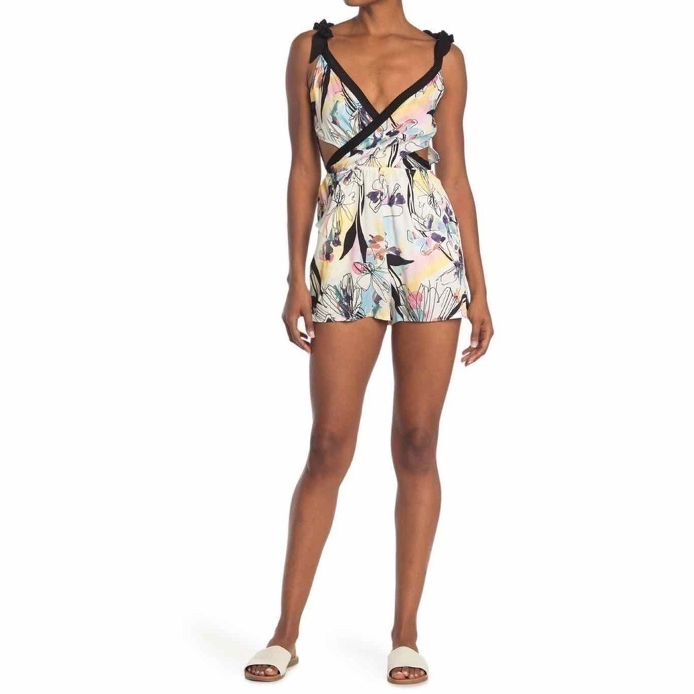 Bikini Lab Sunset Blooms Romper